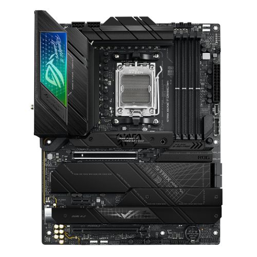 Asus ROG STRIX X670E-F GAMING WIFI, AMD X670, AM5, ATX, 4 DDR5, HDMI, DP, Wi-Fi 6E, 2.5G LAN, PCIe5, RGB, 4x M.2 - Baztex Motherboards