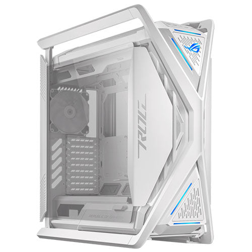 Asus ROG Hyperion GR701 Gaming Case w/ Glass Windows, E-ATX, 4x 14cm Fans, Dual 420mm Radiator Support, USB-C (60W FC), Fan Hub & Lighting Panel, White