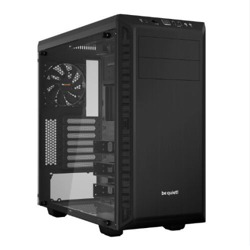 Be Quiet! Pure Base 600 Gaming Case w/ Window, ATX, 2 x Pure Wings 2 Fans, Black - Baztex Cases