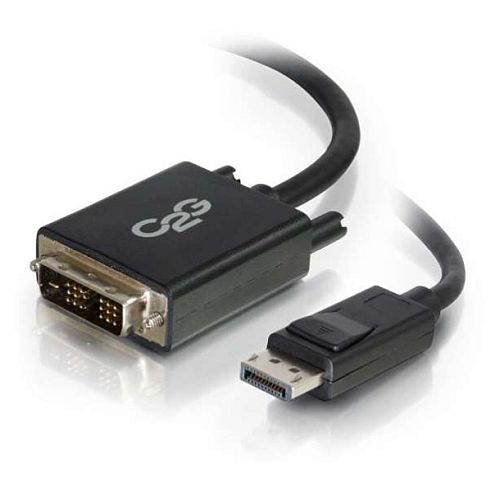 Spire DisplayPort Male to Single Link DVI-D Male Converter Cable, 2 Metres - Baztex Display/Visual