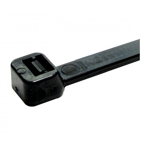 Cable Ties, 150mm x 3.6mm, Black, Pack of 100 - Baztex Cable Ties