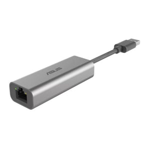 Asus (USB-C2500) USB-A 3.2 Gen1 to 2.5-Gigabit Base-T Ethernet Adapter, Braided Cable, Aluminium Casing - Baztex Network