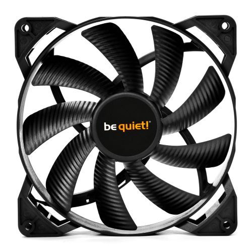 Be Quiet! BL080 Pure Wings 2 12cm High Speed Case Fan, Rifle Bearing, Black - Baztex Cooling