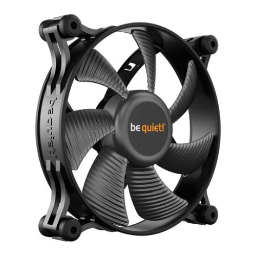 Be Quiet! (BL085) Shadow Wings 2 12cm PWM Case Fan, Rifle Bearing, 1100 RPM, Black - Baztex Cooling