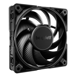 Be Quiet! (BL098) Silent Wings Pro 4 12cm PWM Case Fan, Black, Up to 3000 RPM, 3x Speed Switch, Fluid Dynamic Bearing - Baztex Cooling