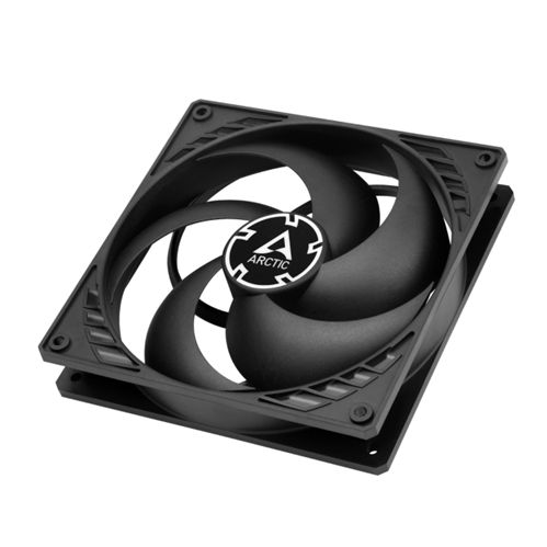 Arctic P14 14cm Pressure Optimised PWM PST Case Fan for Continuous Operation, Black, 9 Blades, Dual Ball Bearing, 200-1700 RPM - Baztex Cooling