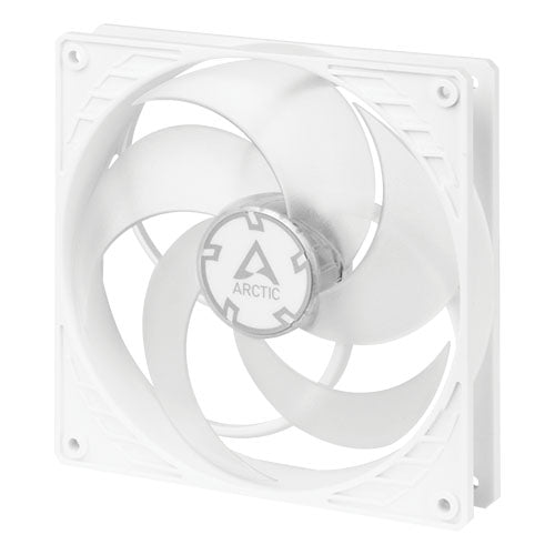 Arctic P14 14cm Pressure Optimised PWM Case Fan, White/Transparent, Fluid Dynamic, 200-1700 RPM - Baztex Cooling