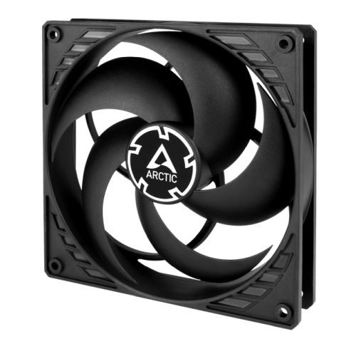 Arctic P14 14cm Pressure Optimised PWM PST Case Fan, Black, Fluid Dynamic - Baztex Cooling