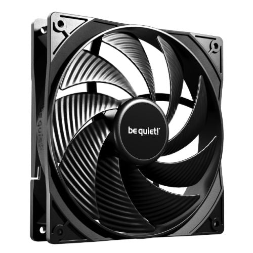 Be Quiet! BL109 Pure Wings 3 PWM High Speed 14cm Case Fan, Rifle Bearing, Black, 1800 RPM, Ultra Quiet - Baztex Cooling