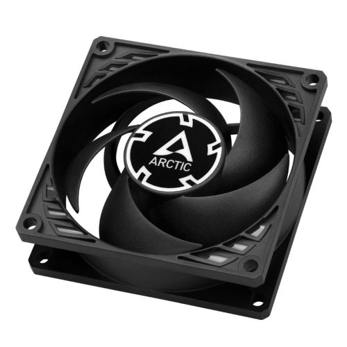 Arctic P8 8cm PWM PST CO Case Fan for Continuous Operation, Pressure-Optimised, Dual Ball Bearing, 200-3000 RPM, Black - Baztex Cooling