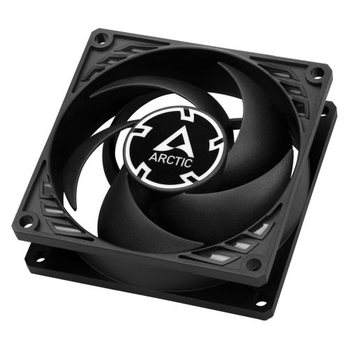 Arctic P8 8cm Pressure Optimised PWM PST Case Fan, Black, Fluid Dynamic, 200-3000 RPM - Baztex Cooling
