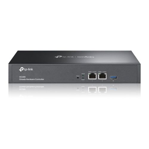 TP-LINK (OC300) Omada Hardware Controller, 2x GB LAN, USB 3.0, up to 500 APs/Switches/SafeStream Routers, Cloud Access, Multi-Site - Baztex Controllers