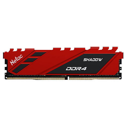 Netac Shadow Red, 8GB, DDR4, 3200MHz (PC4-25600), CL16, DIMM Memory - Baztex Memory - Desktop