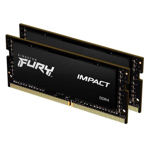 Kingston Fury Impact 32GB Kit (2 x 16GB), DDR4, 3200MHz (PC4-25600), CL20, SODIMM Memory - Baztex Memory - Laptop