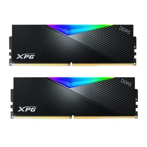 ADATA XPG Lancer RGB 32GB Kit (2 x 16GB), DDR5, 6400MHz (PC5-51200), CL32, 1.4V, ECC, XMP 3.0, PMIC, DIMM Memory - Baztex Memory - Desktop
