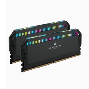 Corsair Dominator Platinum RGB 64GB Kit (2 x 32GB), DDR5, 5600MHz (PC5-44800), CL40, 1.25V, XMP 3.0, PMIC, DIMM Memory, Black - Baztex Memory - Desktop