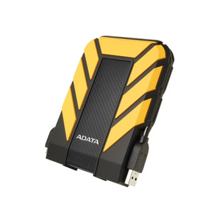 ADATA 1TB HD710 Pro Rugged External Hard Drive, 2.5", USB 3.1, IP68 Water/Dust Proof, Shock Proof, Yellow - Baztex External Hard Drives