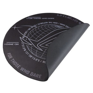 Asus ROG Cosmic Polyester Floor Mat, Space-Themed, Non-Slip Base, 117cm Diameter - Baztex Floor Mats