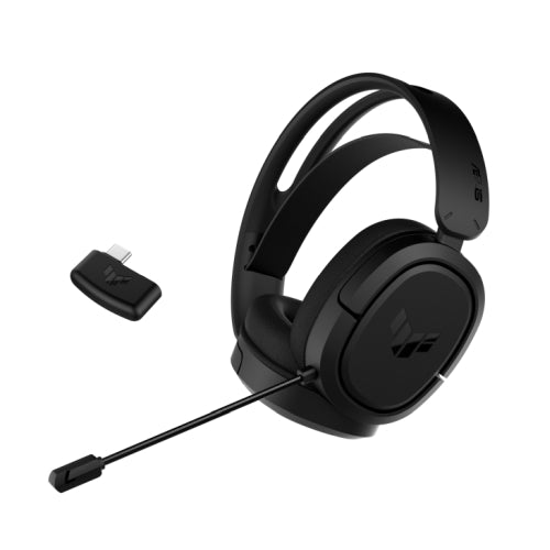 Asus TUF Gaming H1 Wireless Headset, 7.1, USB-C (USB-A Adapter), Lightweight, Deep Bass, Airtight Chamber Tech - Baztex Headsets/Speakerphones