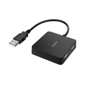 Hama External 4-Port USB 2.0 Hub, USB Powered - Baztex USB Hubs