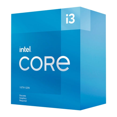 Intel Core I3-10105F CPU, 1200, 3.7 GHz (4.4 Turbo), Quad Core, 65W, 14nm, 6MB Cache, Comet Lake Refresh, No Graphics - Baztex Processors