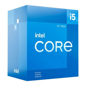 Intel Core i5-12400F CPU, 1700, 2.5 GHz (4.4 Turbo), 6-Core, 65W, 18MB Cache, Alder Lake, No Graphics - Baztex Processors