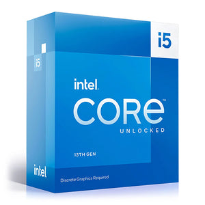 Intel Core i5-13600KF CPU, 1700, 3.5 GHz (5.3 Turbo), 14-Core, 125W (181W Turbo), 10nm, 24MB Cache, Overclockable, Raptor Lake, No Graphics, NO HEATSINK/FAN - Baztex Processors