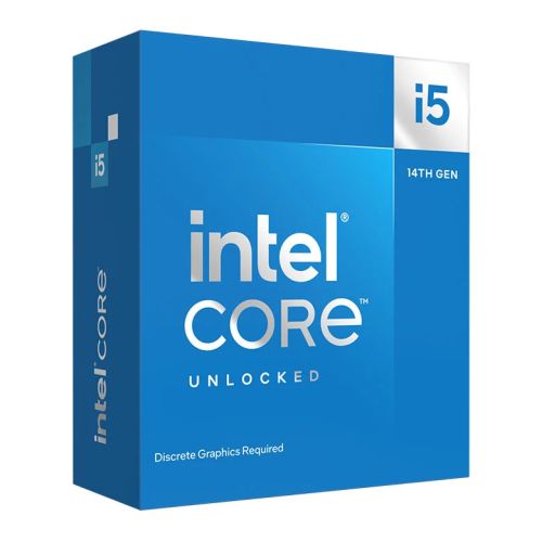 Intel Core i5-14600KF, CPU, 1700, 3.5 GHz (5.3 Turbo), 14-Core, 125W (181W Turbo), 10nm, 24MB Cache, Overclockable, Raptor Lake Refresh, No Graphics, NO HEATSINK/FAN - Baztex Processors