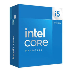 Intel Core i5-14600K, CPU, 1700, 3.5 GHz (5.3 Turbo), 14-Core, 125W (181W Turbo), 10nm, 24MB Cache, Overclockable, Raptor Lake Refresh, NO HEATSINK/FAN - Baztex Processors