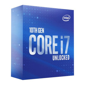 Intel Core I7-10700K CPU, 1200, 3.8 GHz (5.1 Turbo), 8-Core, 125W, 14nm, 16MB Cache, Overclockable, Comet Lake, NO HEATSINK/FAN - Baztex Processors