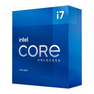Intel Core i7-11700K CPU, 1200, 3.6 GHz (5.0 Turbo), 8-Core, 125W, 14nm, 16MB Cache, Overclockable, Rocket Lake, NO HEATSINK/FAN - Baztex Processors