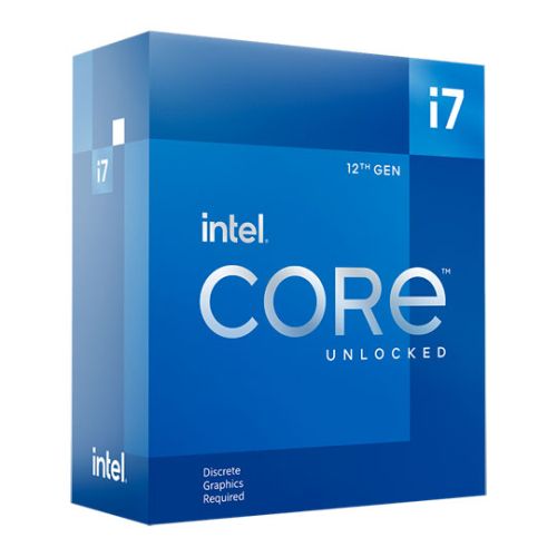 Intel Core i7-12700KF CPU, 1700, 3.6 GHz (5.0 Turbo), 12-Core, 125W (190W Turbo), 10nm, 25MB Cache, Alder Lake, Overclockable, No Graphics, NO HEATSINK/FAN - Baztex Processors