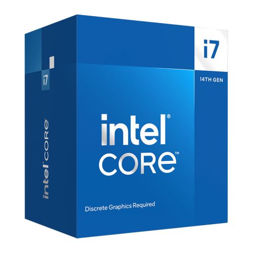 Intel Core i7-14700F CPU, 1700, Up to 5.4GHz, 20-Core, 65W (219W Turbo), 10nm, 33MB Cache, Raptor Lake Refresh, No Graphics