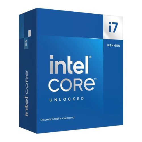 Intel Core i7-14700KF CPU, 1700, 3.4 GHz (5.6 Turbo), 20-Core, 125W (253W Turbo), 10nm, 33MB Cache, Overclockable, Raptor Lake Refresh, No Graphics, NO HEATSINK/FAN - Baztex Processors