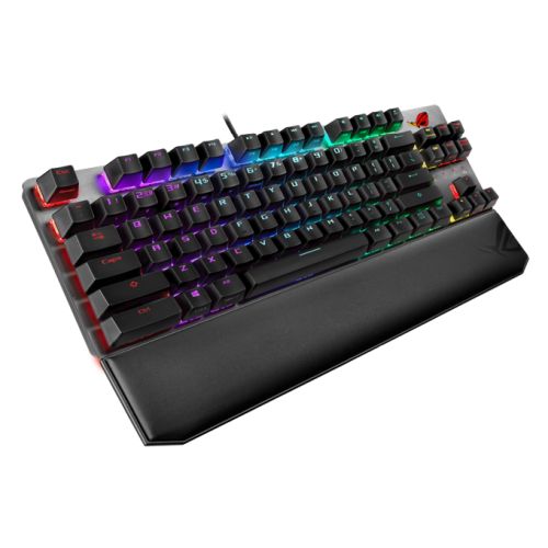 Asus ROG Strix SCOPE NX TKL DELUXE Compact Mechanical RGB Gaming Keyboard, ROG NX Mechanical Switches, Stealth Key, Quick-Toggle, Magnetic Wrist Rest - Baztex Keyboards