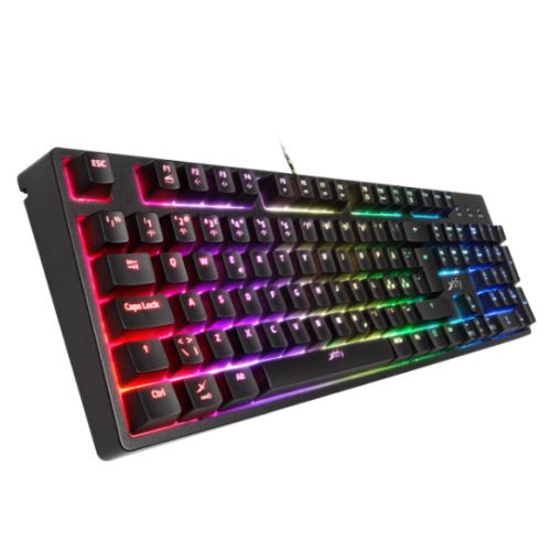 Xtrfy K3-RGB Mem-Chanical Gaming Keyboard, 6-zone Customisable RGB Lighting, 1000Hz Polling,19-key Rollover
