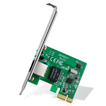TP-LINK (TG-3468) Gigabit PCI Express Network Adapter (Low Profile Bracket Included) - Baztex PCI/PCIe Network Cards