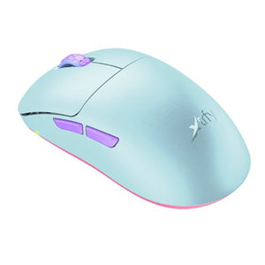 Xtrfy M8 Wired/Wireless Gaming Mouse, 400-26000 CPI, Low Front, Ultra-light, Unique Symmetrical Shape, Frosty Mint - Baztex Mice