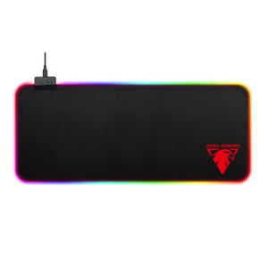Jedel MP-03 XL RGB Gaming Mouse Pad, USB, Rainbow RGB, 800 x 300 x 4 mm - Baztex Mouse Pads & Bungees