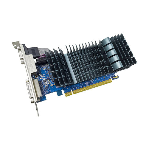 Asus GT710, 2GB DDR3, PCIe2, VGA, DVI, HDMI, Silent, 954MHz Clock, Low Profile (Bracket Included) - Baztex Graphics Cards