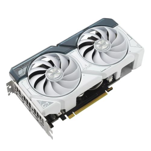 Asus DUAL RTX4060 Ti White OC, PCIe4, 8GB DDR6, HDMI, 3 DP, 2595MHz Clock, Overclocked - Baztex Graphics Cards