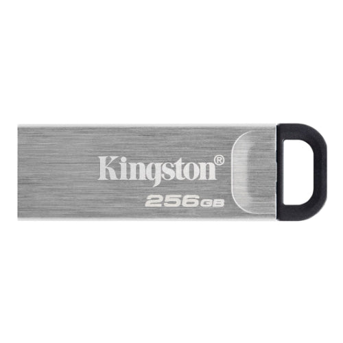 Kingston 256GB USB 3.2 Gen1 Memory Pen, DataTraveler Kyson, Metal Capless Design, R/W 200/60 MB/s - Baztex USB Pen Drives