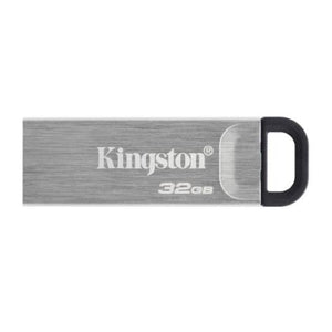 Kingston 32GB USB 3.2 Gen1 Memory Pen, DataTraveler Kyson, Metal Capless Design, R/W 200/60 MB/s - Baztex USB Pen Drives