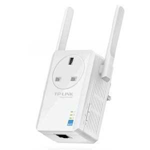 TP-LINK (TL-WA860RE) 300Mbps Wall-Plug Wifi Range Extender, AC Passthrough, 1 LAN - Baztex Range Ext/Access Points