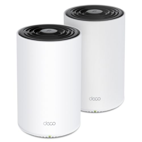 TP-LINK DECO PX50 + G1500 Dual Band Whole Home Powerline Mesh WiFi 6 Wireless System, 2 Pack, 3x LAN, AX3000, 1.5Gbps Powerline - Baztex Routers/Mesh Systems