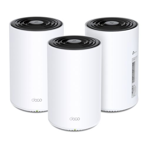 TP-LINK DECO PX50 + G1500 Dual Band Whole Home Powerline Mesh WiFi 6 Wireless System, 3 Pack, 3x LAN, AX3000, 1.5Gbps Powerline - Baztex Routers/Mesh Systems
