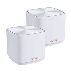Asus (ZenWiFi XD4 Plus) AX1800 Dual Band Mesh Wi-Fi 6 System, 2 Pack, AiMesh, AiProtection, Wall Mountable, White - Baztex Routers/Mesh Systems
