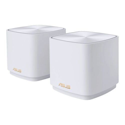 Asus AX5400 (ZenWiFi XD5) AX3000 Dual Band Mesh Wi-Fi 6 System, 2 Pack, GB LAN, GB WAN, 160MHz Bandwidth, AiMesh, AiProtection, White - Baztex Routers/Mesh Systems