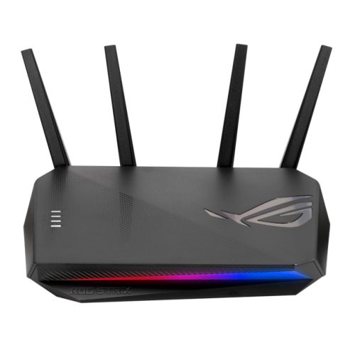 Asus (ROG STRIX GS-AX5400) AX5400 Wireless Dual Band Gaming Wi-Fi 6 Router, PS5 Compatible, Mobile Game Mode, VPN Fusion, AiMesh Support, Lifetime Free Internet Security - Baztex Routers/Mesh Systems