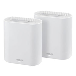 Asus (ExpertWiFi EBM68) AX7800 Tri-Band Wi-Fi 6 Business Mesh System, 2 Pack, Guest Networks, Commercial Grade Security, White - Baztex Routers/Mesh Systems